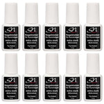 SN Nageldesign Nagelkleber Tipkleber 7,5g mit Pinsel extra stark dickviskos 10 Stück