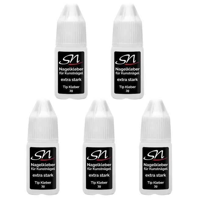 SN Nagelkleber Tipkleber extra stark 3g 5 Stück