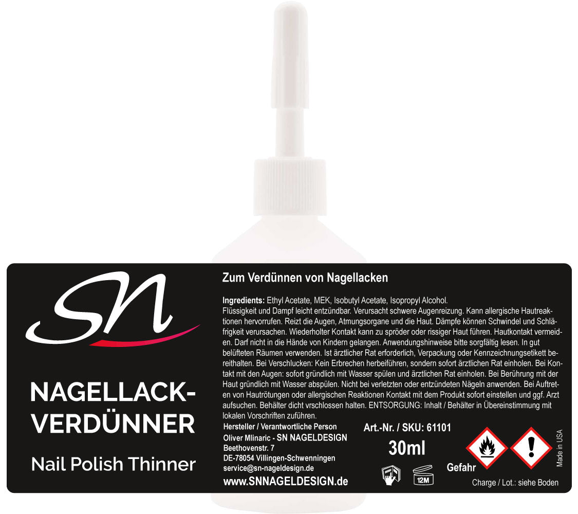 SN Nagellackverdünner Etikett