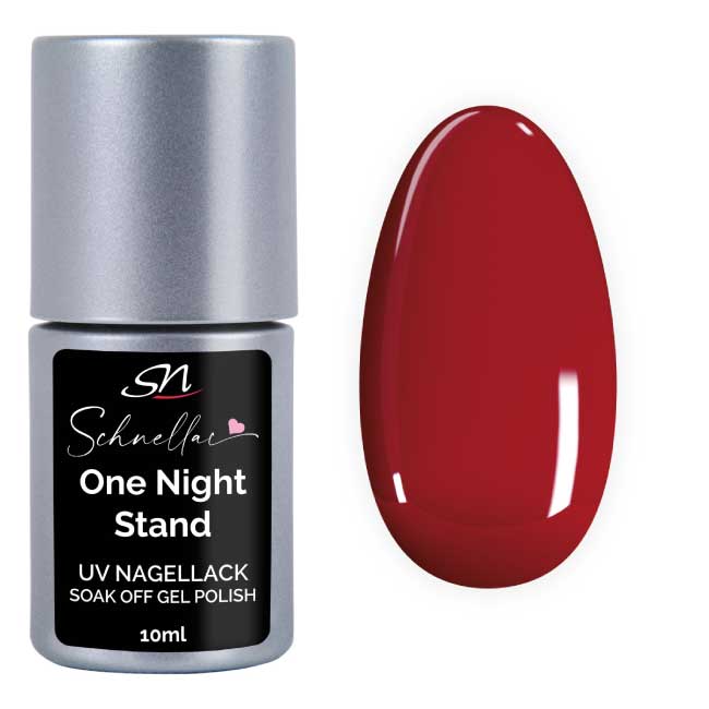 SN Schnellac One Night Stand Shellac UV Nagellack rot deckend SN209