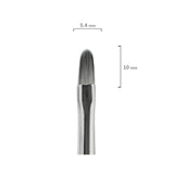 Gel Pinsel Katzenzunge oval Full Cover Groesse 4 Maße SN Nageldesign