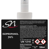 Isopropanol 70% 100ml Etikett