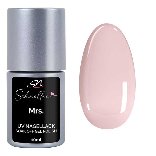 SN Schnellac Mrs. rosa nude Shellac UV Nagellack deckend SN205