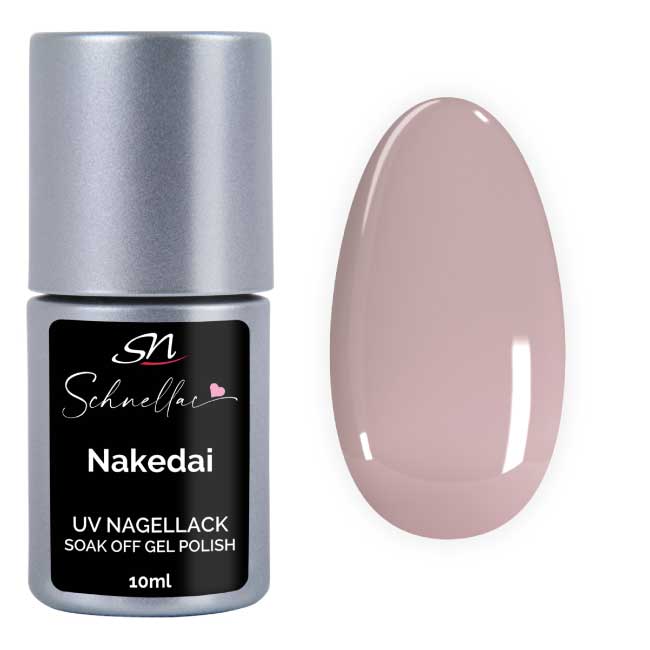 SN Schnellac Nakedai Shellac UV Nagellack beige nude deckend SN219