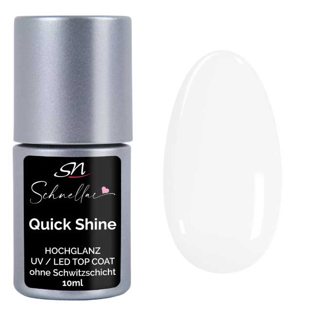 SN Schnellac Quick Shine UV Top Coat Hochglanz Versiegelungsgel ohne Schwitzschicht SN105