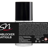 SN Sunblocker Antigilb Etikett