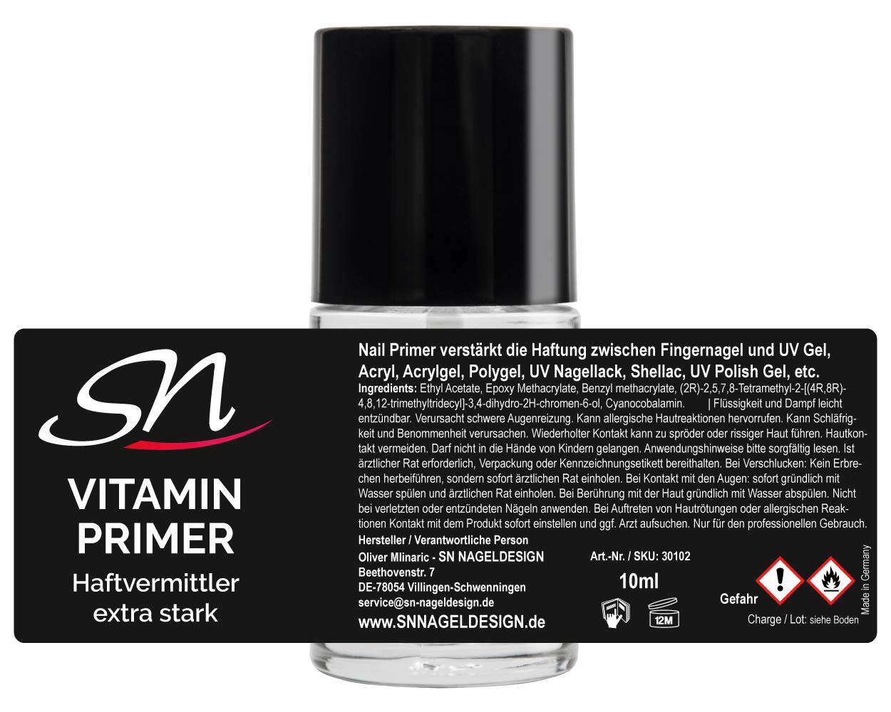 SN Vitamin Primer Etikett