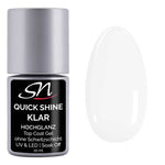 SN QUICK SHINE KLAR UV Top Coat Hochglanz Versiegelungsgel ohne Schwitzschicht